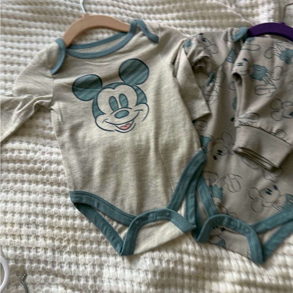 Disney Bundle! Beige and Teal Mickey Mouse
